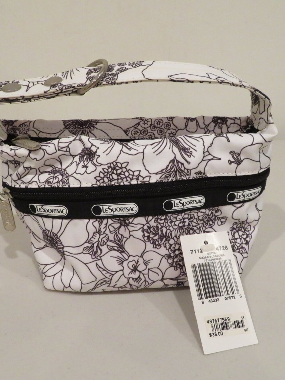 LeSportsac Bette Sugar Blossoms Cosmetic Pouch NWT